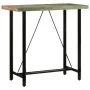 Mesa alta de hierro y madera maciza reciclada 110x55x107 cm by , Kitchen and dining tables - Ref: Foro24-356373, Price: 224,1...