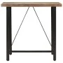 Mesa alta de hierro y madera maciza reciclada 110x55x107 cm by , Kitchen and dining tables - Ref: Foro24-356373, Price: 224,1...