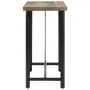 Mesa alta de hierro y madera maciza reciclada 110x55x107 cm by , Kitchen and dining tables - Ref: Foro24-356373, Price: 224,1...