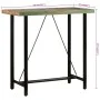 Mesa alta de hierro y madera maciza reciclada 110x55x107 cm by , Kitchen and dining tables - Ref: Foro24-356373, Price: 224,1...