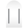 Mueble de baño con espejo arqueado y luz LED gris 42x13x70 cm by , bathroom vanities - Ref: Foro24-357974, Price: 125,44 €, D...