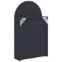 Mueble de baño con espejo arqueado y luz LED gris 42x13x70 cm by , bathroom vanities - Ref: Foro24-357974, Price: 117,87 €, D...