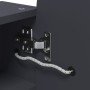 Mueble de baño con espejo arqueado y luz LED gris 42x13x70 cm by , bathroom vanities - Ref: Foro24-357974, Price: 125,44 €, D...