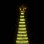 Árbol de Navidad LED 1544 LEDs blanco cálido 500 cm de , Arboles de navidad - Ref: Foro24-358072, Precio: 167,80 €