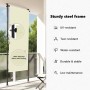 Estor enrollable de exterior color crema 120x270 cm