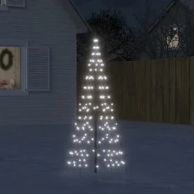 Weihnachtsbaum auf Fahnenmast 200 LED kaltweiß 180 cm von , Weihnachtsbeleuchtung - Ref: Foro24-358109, Preis: 25,00 €, Rabat...