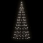 Weihnachtsbaum auf Fahnenmast 200 LED kaltweiß 180 cm von , Weihnachtsbeleuchtung - Ref: Foro24-358109, Preis: 25,52 €, Rabat...
