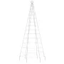 Árbol de Navidad en asta de bandera 200 LED blanco frío 180 cm by , Christmas lights - Ref: Foro24-358109, Price: 25,00 €, Di...