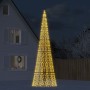 Weihnachtsbaum in Fahnenmast 1534 LED warmweiß 500 cm von , Weihnachtsbeleuchtung - Ref: Foro24-358116, Preis: 104,22 €, Raba...