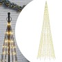 Árbol de Navidad en asta bandera 1534 LED blanco cálido 500 cm by , Christmas lights - Ref: Foro24-358116, Price: 104,22 €, D...