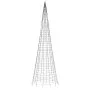 Árbol de Navidad en asta bandera 1534 LED blanco cálido 500 cm by , Christmas lights - Ref: Foro24-358116, Price: 101,92 €, D...