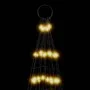 Árbol de Navidad en asta bandera 1534 LED blanco cálido 500 cm by , Christmas lights - Ref: Foro24-358116, Price: 101,92 €, D...