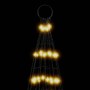 Árbol de Navidad en asta bandera 1534 LED blanco cálido 500 cm by , Christmas lights - Ref: Foro24-358116, Price: 104,22 €, D...
