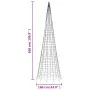 Árbol de Navidad en asta bandera 1534 LED blanco cálido 500 cm by , Christmas lights - Ref: Foro24-358116, Price: 101,92 €, D...