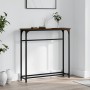 Mesa consola madera de ingeniería marrón roble 75x19,5x75 cm by , Side tables - Ref: Foro24-834139, Price: 39,80 €, Discount: %