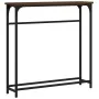Mesa consola madera de ingeniería marrón roble 75x19,5x75 cm by , Side tables - Ref: Foro24-834139, Price: 39,17 €, Discount: %