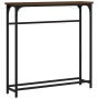 Mesa consola madera de ingeniería marrón roble 75x19,5x75 cm by , Side tables - Ref: Foro24-834139, Price: 39,80 €, Discount: %