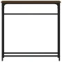 Ingenieurholz-Konsolentisch in Eichenbraun 75x19,5x75 cm von , Seitentische - Ref: Foro24-834139, Preis: 39,17 €, Rabatt: %
