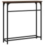 Ingenieurholz-Konsolentisch in Eichenbraun 75x19,5x75 cm von , Seitentische - Ref: Foro24-834139, Preis: 39,17 €, Rabatt: %