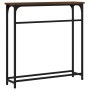Mesa consola madera de ingeniería marrón roble 75x19,5x75 cm by , Side tables - Ref: Foro24-834139, Price: 39,80 €, Discount: %