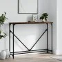 Mesa consola madera de ingeniería roble ahumado 102x22,5x75 cm by , Side tables - Ref: Foro24-834132, Price: 39,16 €, Discoun...