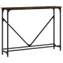Mesa consola madera de ingeniería roble ahumado 102x22,5x75 cm by , Side tables - Ref: Foro24-834132, Price: 39,16 €, Discoun...