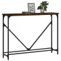 Mesa consola madera de ingeniería roble ahumado 102x22,5x75 cm by , Side tables - Ref: Foro24-834132, Price: 39,16 €, Discoun...