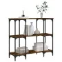 Konsole aus geräucherter Eichen-Ingenieurholz 102x35x90 cm von , Seitentische - Ref: Foro24-834147, Preis: 62,29 €, Rabatt: %
