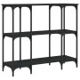 Mesa consola madera de ingeniería negra 102x35x90 cm de , Mesas auxiliares - Ref: Foro24-834145, Precio: 65,26 €, Descuento: %
