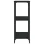 Mesa consola madera de ingeniería negra 102x35x90 cm by , Side tables - Ref: Foro24-834145, Price: 64,44 €, Discount: %