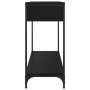 Mesa consola madera de ingeniería negra 100x34,5x75 cm by , Side tables - Ref: Foro24-834170, Price: 72,16 €, Discount: %