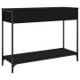 Mesa consola madera de ingeniería negra 100x34,5x75 cm by , Side tables - Ref: Foro24-834170, Price: 72,16 €, Discount: %