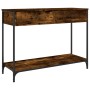 Konsole aus geräucherter Eichenholz-Sperrholzplatte, 100x34,5x75 cm. von , Seitentische - Ref: Foro24-834172, Preis: 64,67 €,...