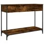 Mesa consola madera contrachapada roble ahumado 100x34,5x75 cm by , Side tables - Ref: Foro24-834172, Price: 63,84 €, Discoun...
