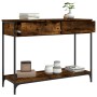 Mesa consola madera contrachapada roble ahumado 100x34,5x75 cm by , Side tables - Ref: Foro24-834172, Price: 64,59 €, Discoun...