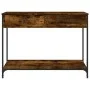Mesa consola madera contrachapada roble ahumado 100x34,5x75 cm by , Side tables - Ref: Foro24-834172, Price: 63,84 €, Discoun...