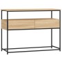 Konsole aus Sonoma-Eichen-Ingenieurholz 100x40x75 cm von , Seitentische - Ref: Foro24-834151, Preis: 67,59 €, Rabatt: %