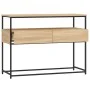 Mesa consola madera de ingeniería roble Sonoma 100x40x75 cm de , Mesas auxiliares - Ref: Foro24-834151, Precio: 66,68 €, Desc...