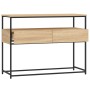Mesa consola madera de ingeniería roble Sonoma 100x40x75 cm by , Side tables - Ref: Foro24-834151, Price: 67,59 €, Discount: %