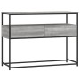 Mesa consola madera de ingeniería gris Sonoma 100x40x75 cm by , Side tables - Ref: Foro24-834153, Price: 73,71 €, Discount: %