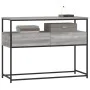 Mesa consola madera de ingeniería gris Sonoma 100x40x75 cm de , Mesas auxiliares - Ref: Foro24-834153, Precio: 72,61 €, Descu...