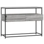 Mesa consola madera de ingeniería gris Sonoma 100x40x75 cm de , Mesas auxiliares - Ref: Foro24-834153, Precio: 72,61 €, Descu...