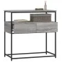Ingenieurholz-Konsolentisch in Sonoma-Grau 75x40x75 cm von , Seitentische - Ref: Foro24-834158, Preis: 57,86 €, Rabatt: %