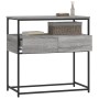 Mesa consola madera de ingeniería gris Sonoma 75x40x75 cm by , Side tables - Ref: Foro24-834158, Price: 58,59 €, Discount: %