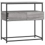 Mesa consola madera de ingeniería gris Sonoma 75x40x75 cm by , Side tables - Ref: Foro24-834158, Price: 58,59 €, Discount: %
