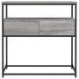Ingenieurholz-Konsolentisch in Sonoma-Grau 75x40x75 cm von , Seitentische - Ref: Foro24-834158, Preis: 57,86 €, Rabatt: %