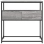 Mesa consola madera de ingeniería gris Sonoma 75x40x75 cm by , Side tables - Ref: Foro24-834158, Price: 58,59 €, Discount: %