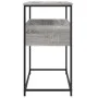 Ingenieurholz-Konsolentisch in Sonoma-Grau 75x40x75 cm von , Seitentische - Ref: Foro24-834158, Preis: 57,86 €, Rabatt: %