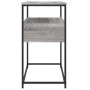Mesa consola madera de ingeniería gris Sonoma 75x40x75 cm by , Side tables - Ref: Foro24-834158, Price: 58,59 €, Discount: %