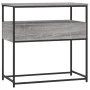 Ingenieurholz-Konsolentisch in Sonoma-Grau 75x40x75 cm von , Seitentische - Ref: Foro24-834158, Preis: 57,86 €, Rabatt: %